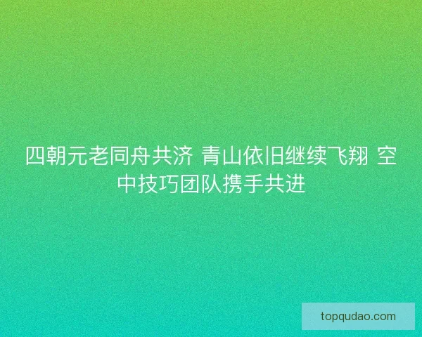 四朝元老同舟共济 青山依旧继续飞翔 空中技巧团队携手共进